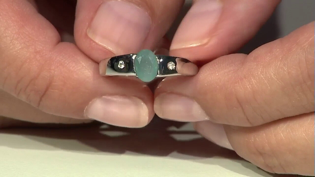 Video Anello in argento con Grandidierite