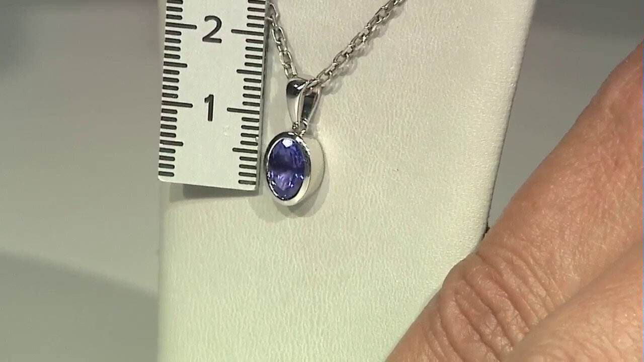 Video Pendentif en or et Tanzanite AAA