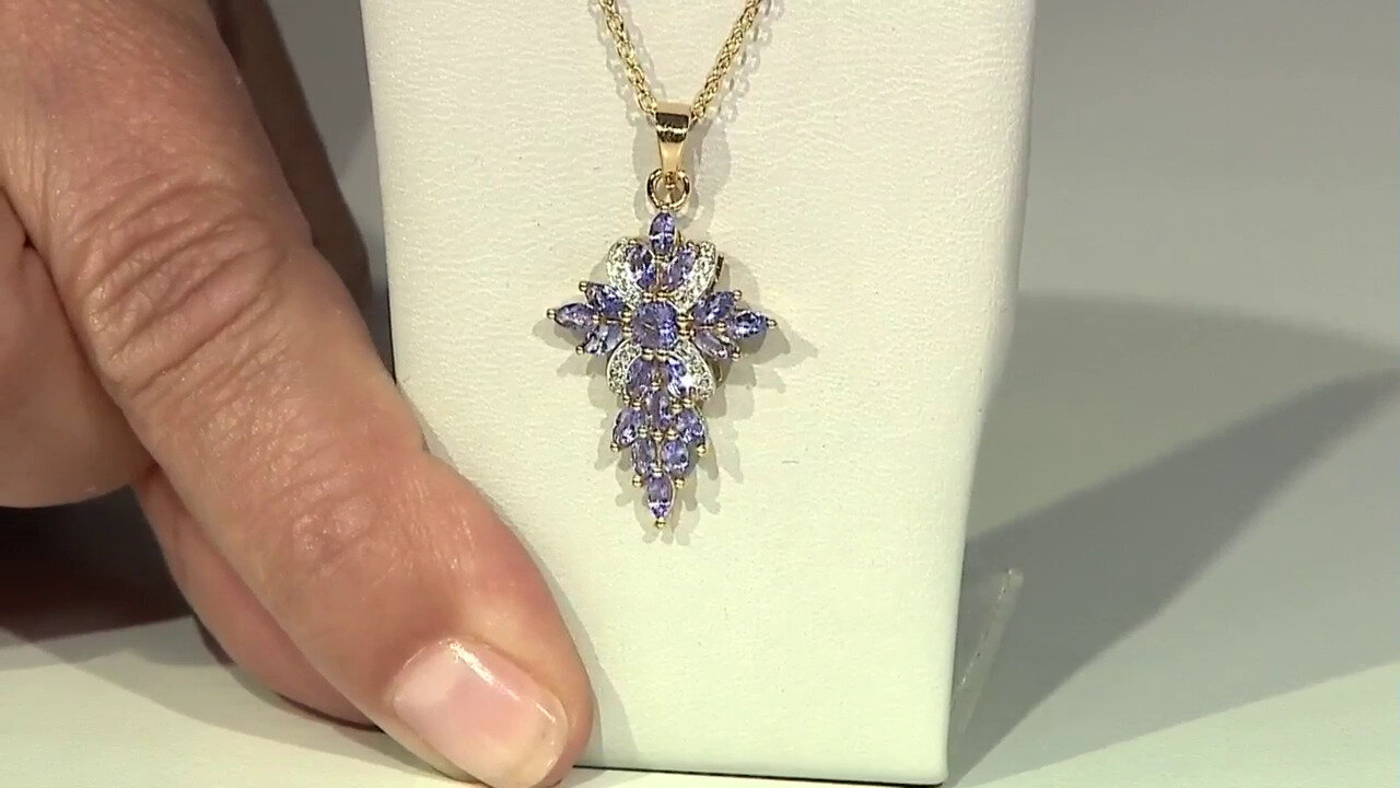 Video Collier en argent et Tanzanite