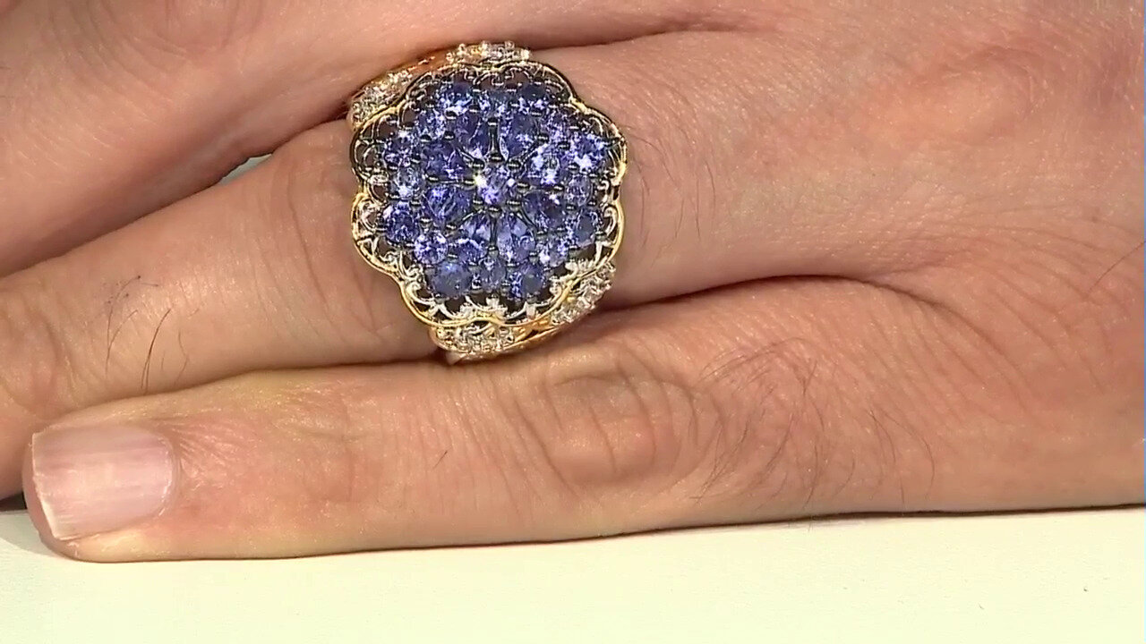 Video Bague en argent et Tanzanite (Gems en Vogue)