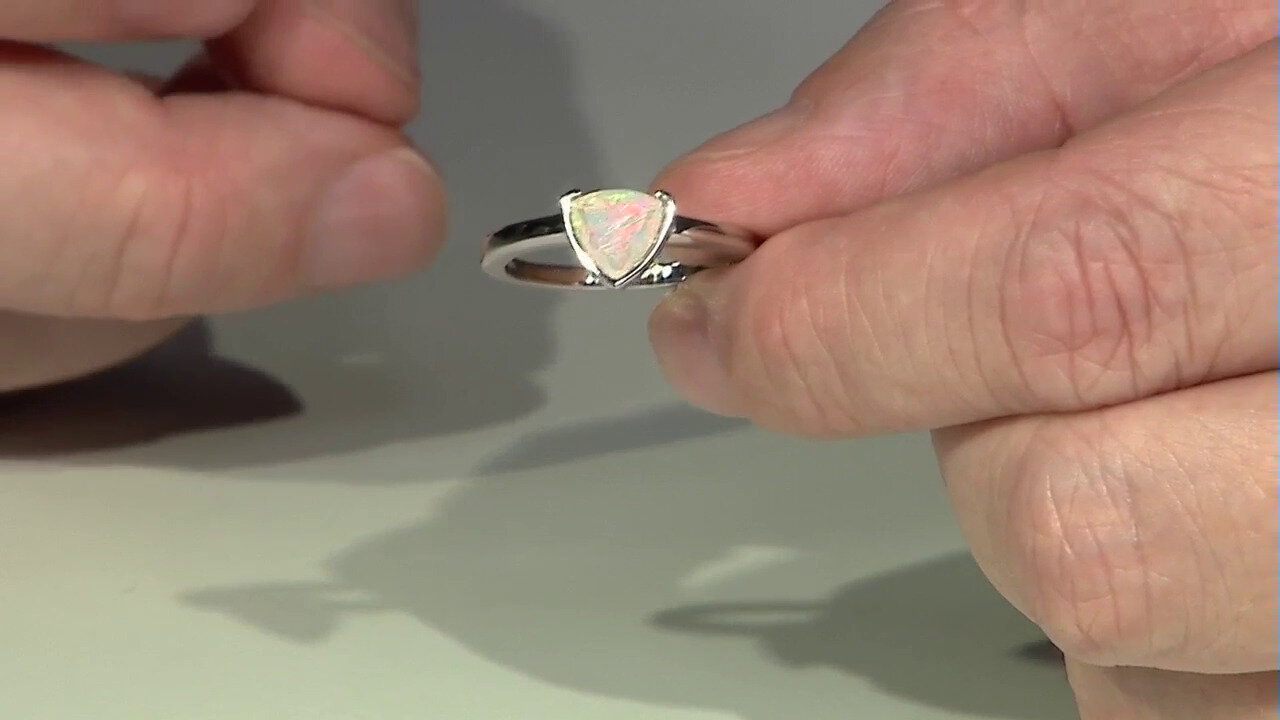 Video Bague en argent et Opale Welo