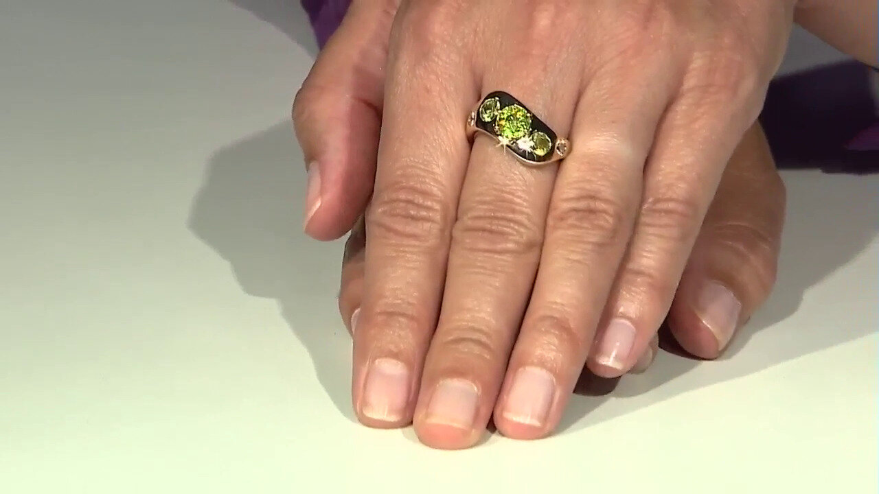 Video Bague en or et Sphène (de Melo)