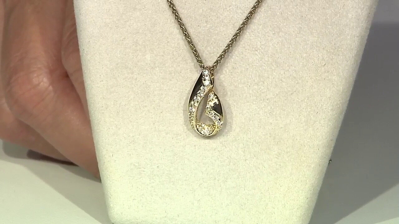 Video Ciondolo in oro con Zircone (de Melo)