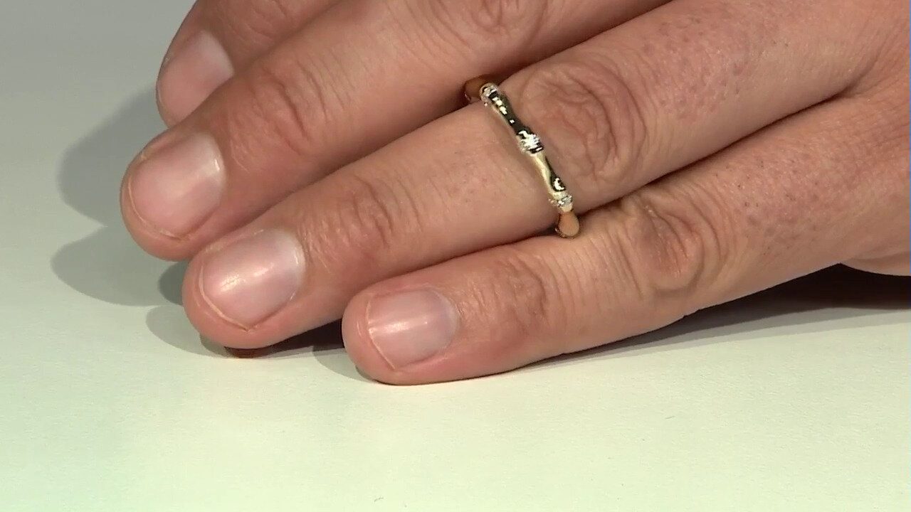Video Anello in oro con Diamante I2 (H) (de Melo)