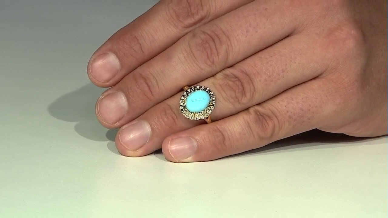 Video Sleeping Beauty Turquoise Silver Ring