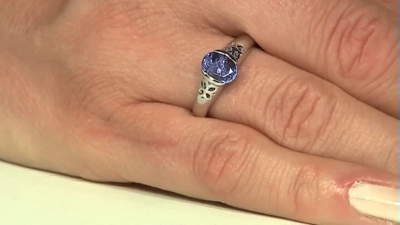 Video Bague en argent et Tanzanite