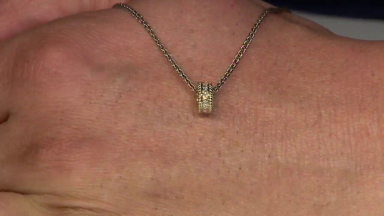 Video 14K SI2 (H) Diamond Gold Pendant