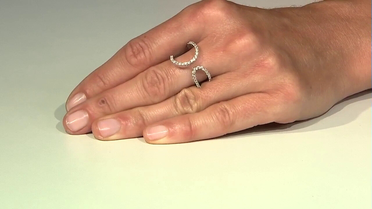 Video Bague en argent et Zircon