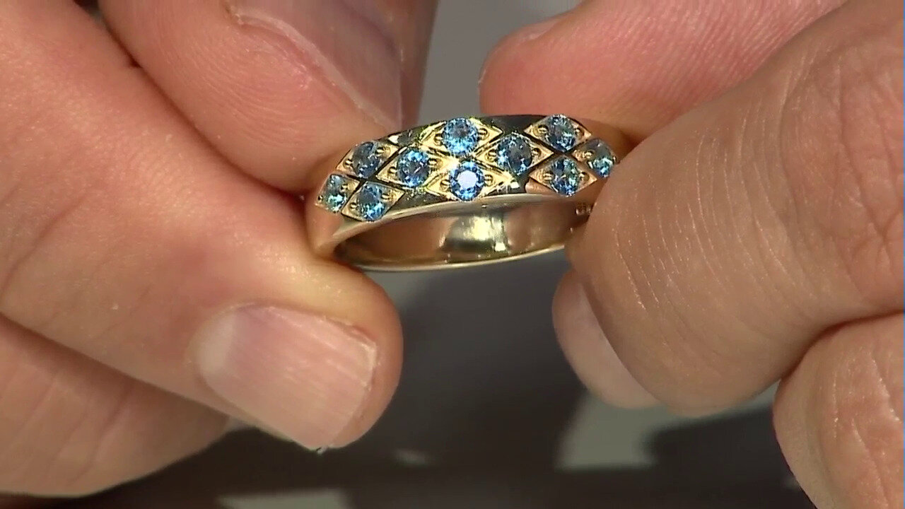 Video Gouden ring met Haüynen