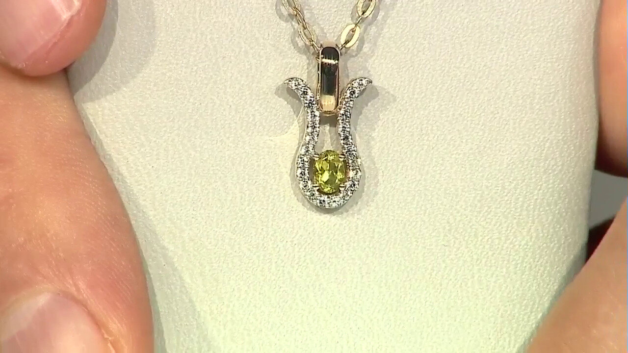 Video 9K Kansas Pallavine Gold Pendant