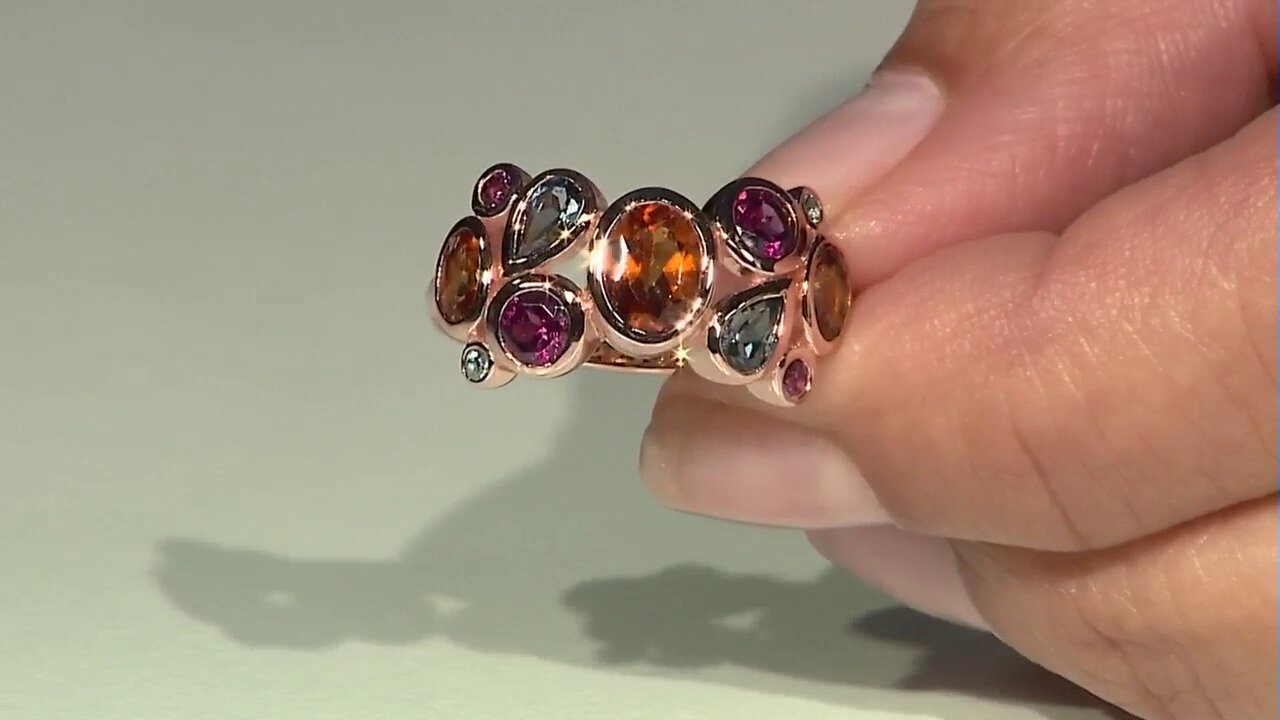 Video Bague en argent et Grenat Hessonite (KM by Juwelo)