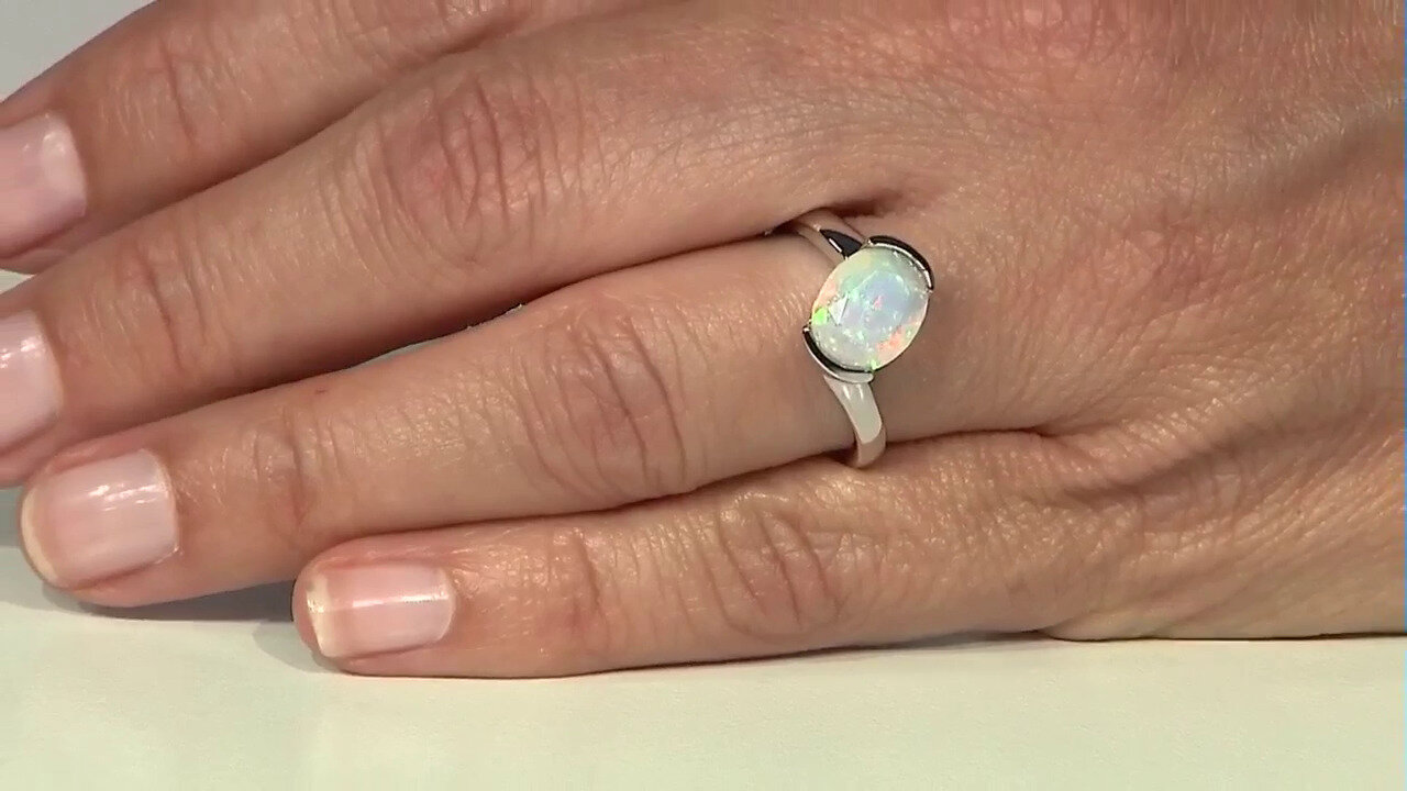 Video Welo Opal Silver Ring