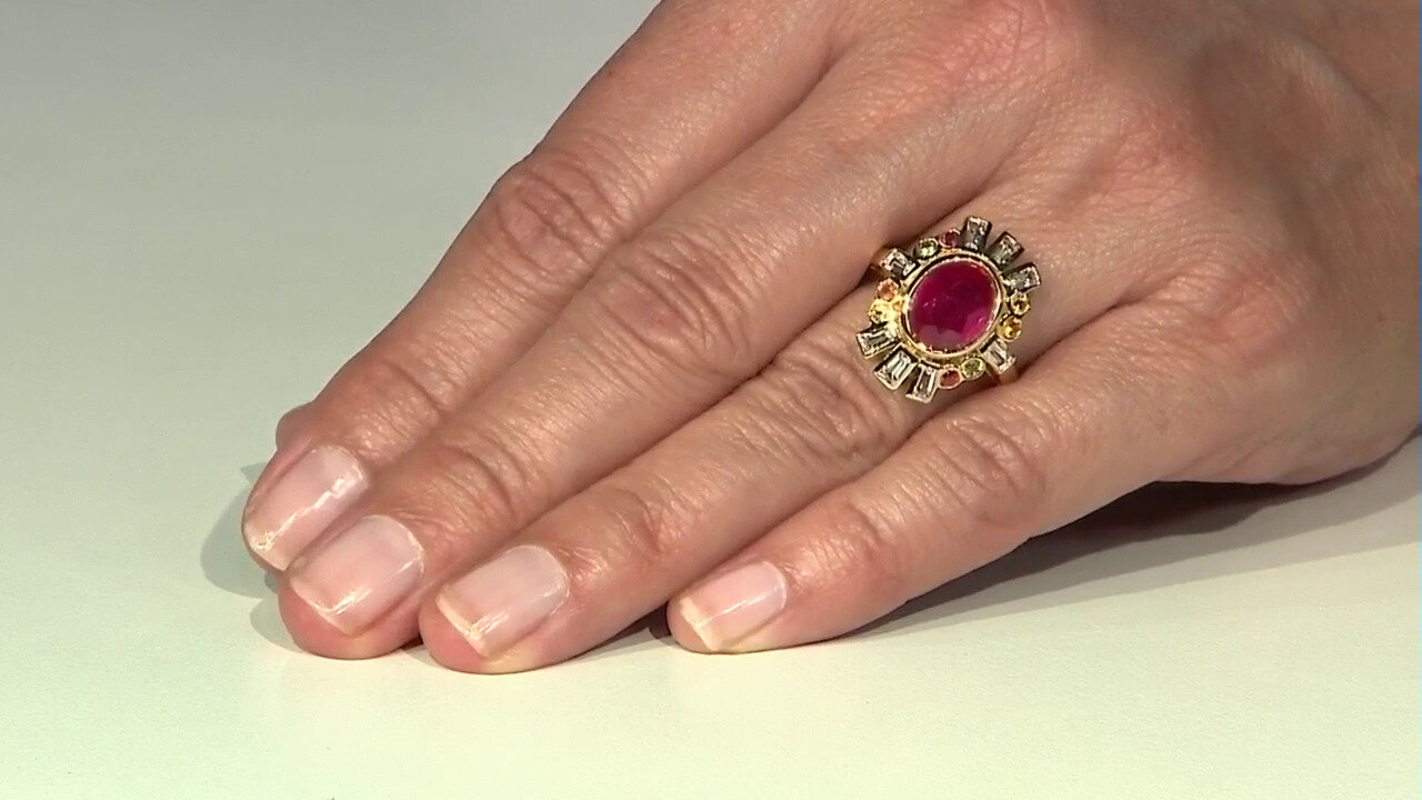 Video Madagascar Ruby Silver Ring