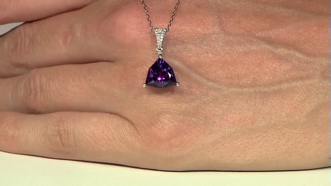 Video 14K Amethyst Gold Necklace