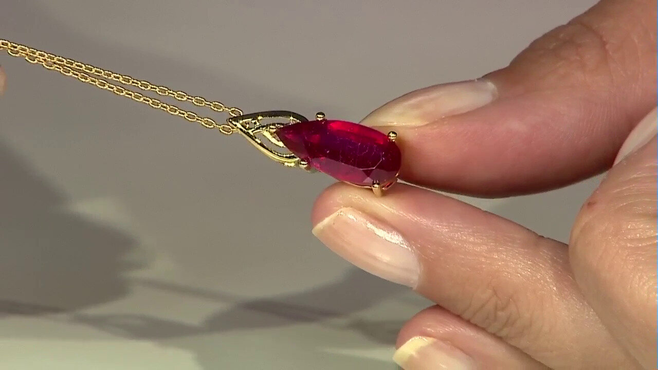 Video Madagascar Ruby Silver Necklace