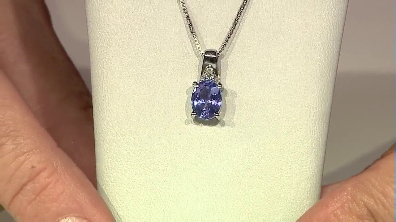 Video Tanzanite Silver Necklace