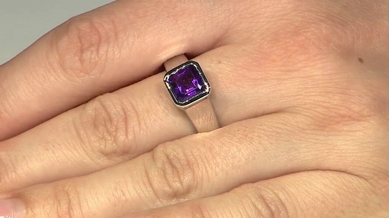 Video Sibirischer Amethyst-Silberring