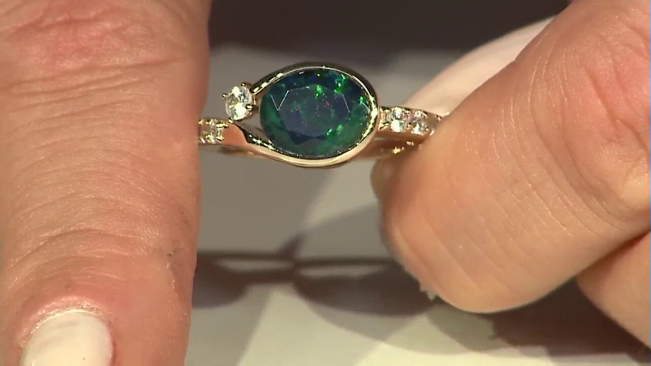 Video 9K Mezezo Opal Gold Ring (de Melo)