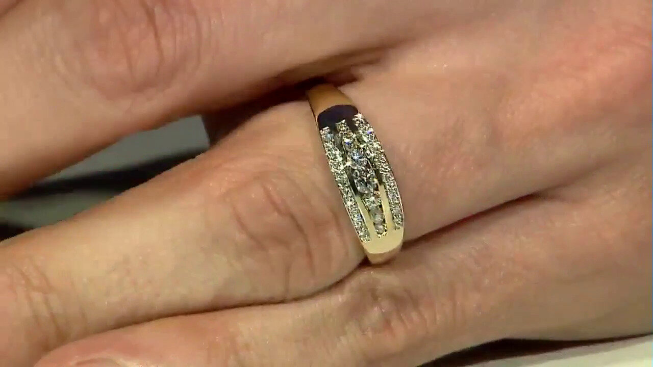 Video 14K Flawless (F) Diamond Gold Ring (LUCENT DIAMONDS)