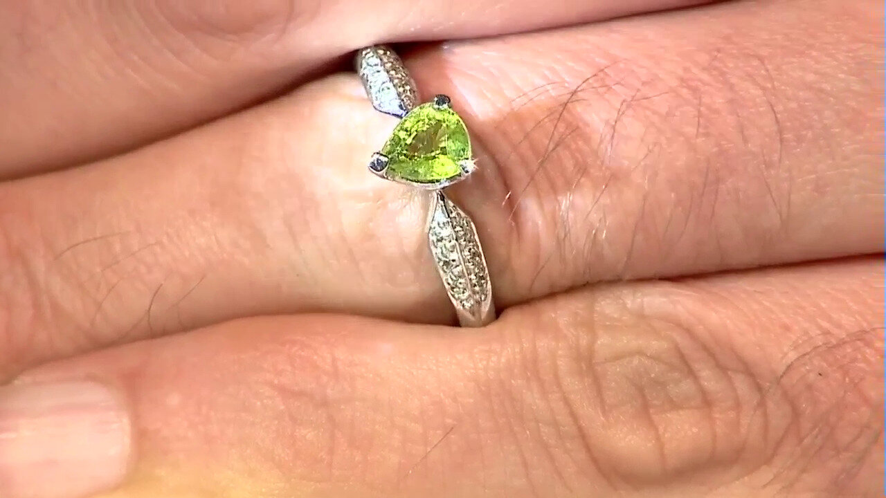 Video Zilveren ring met een Paraiba toermalijn