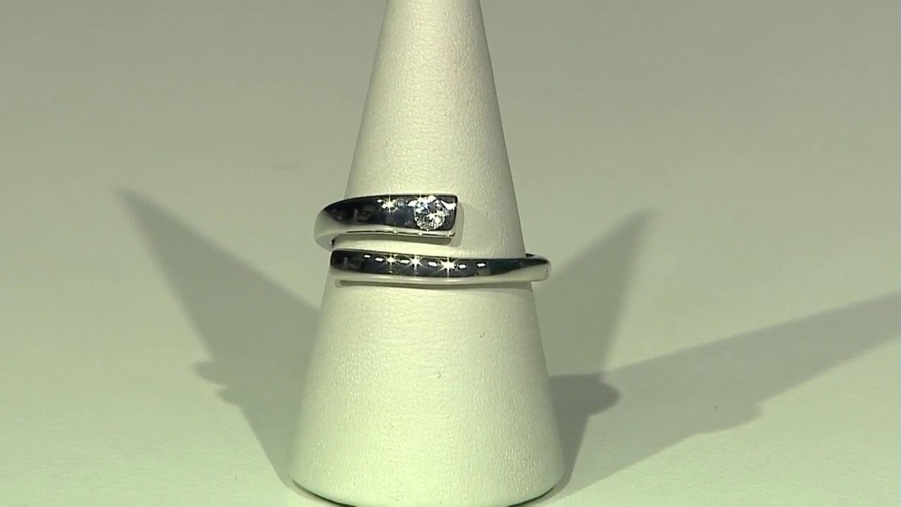 Video Zircon Silver Ring