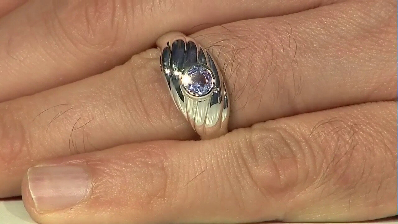 Video Lilac Tanzanite Silver Ring (Pallanova)