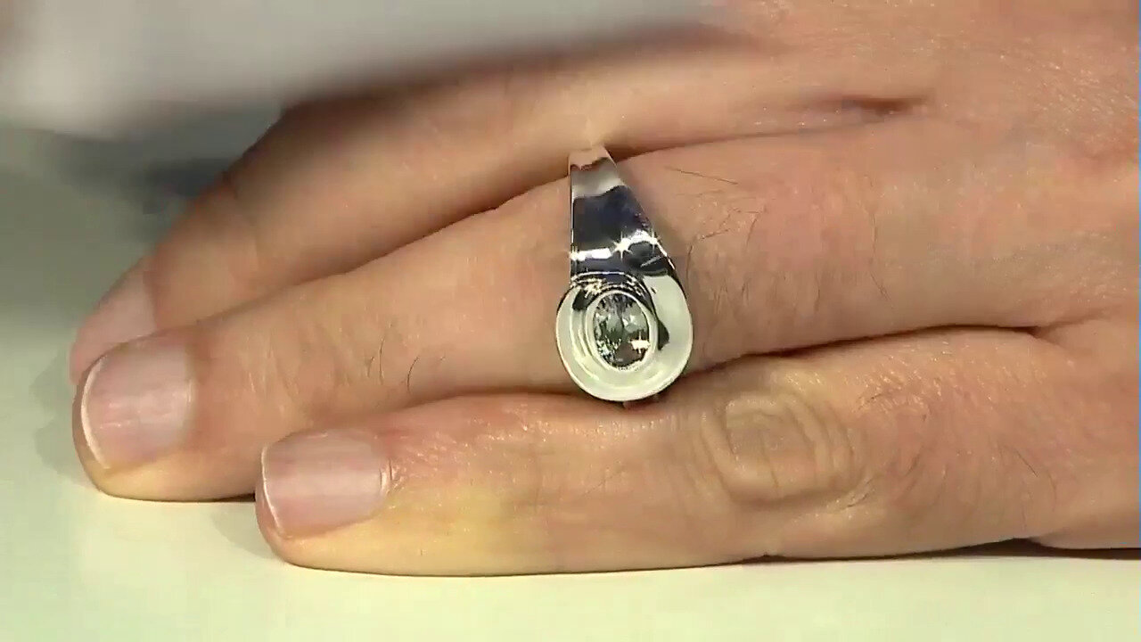 Video Unheated Tanzanite Silver Ring (Pallanova)