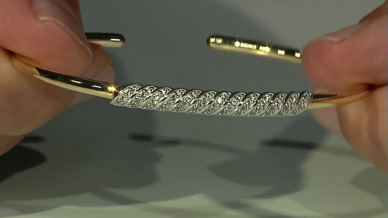 Video Brazalete en plata con Zircón