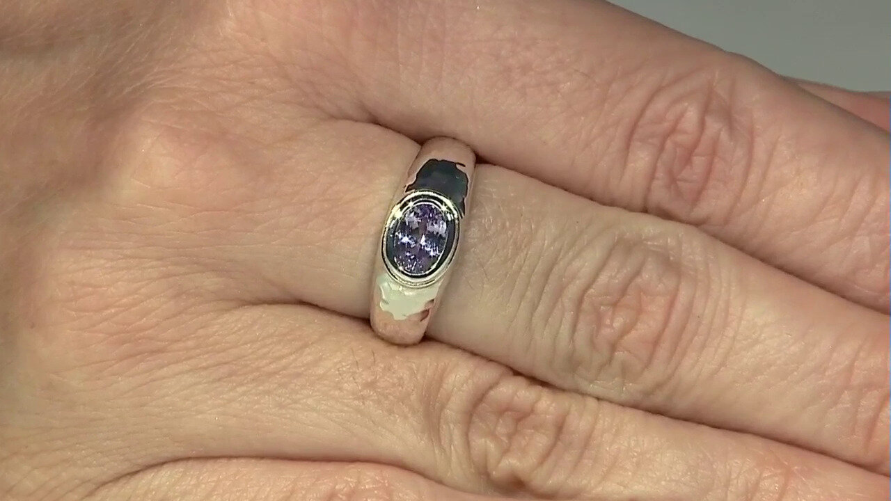 Video Lilac Tanzanite Silver Ring (Pallanova)