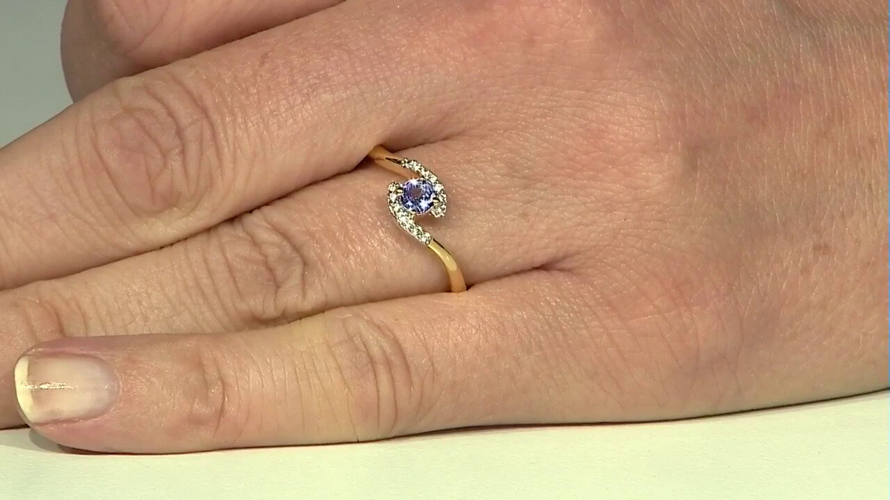 Video Tanzanite Silver Ring