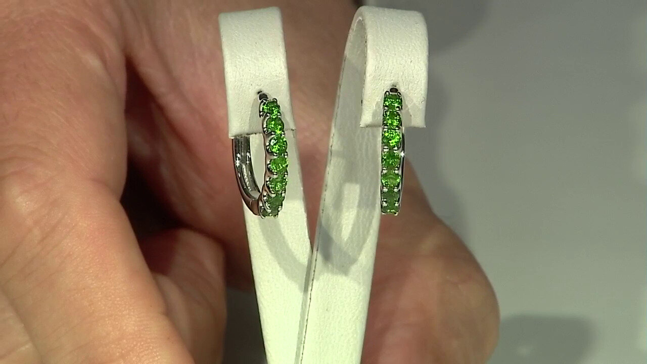 Video Russian Diopside Silver Pendant