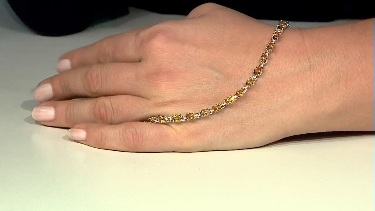 Video Citrine Silver Bracelet