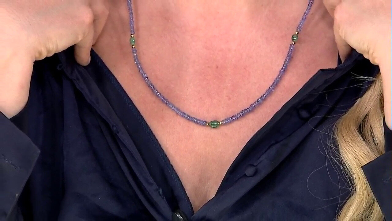 Video Tanzanite Silver Necklace