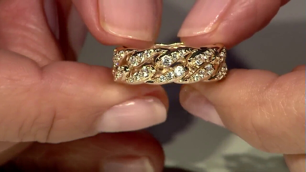 Video 9K Zircon Gold Ring (de Melo)