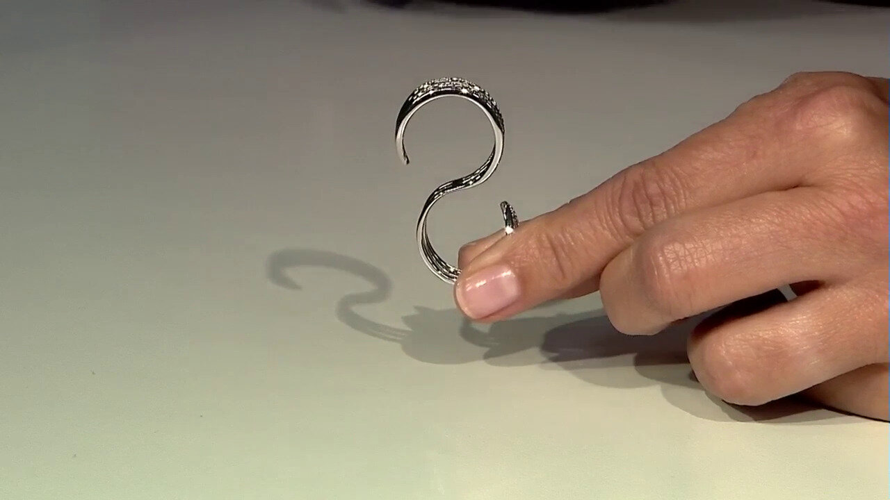 Video Anello in argento con Zircone (de Melo)