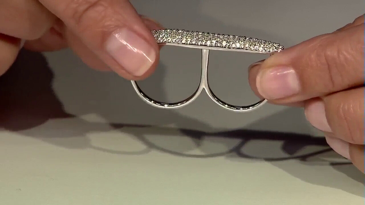 Video Anello in argento con Zircone (de Melo)