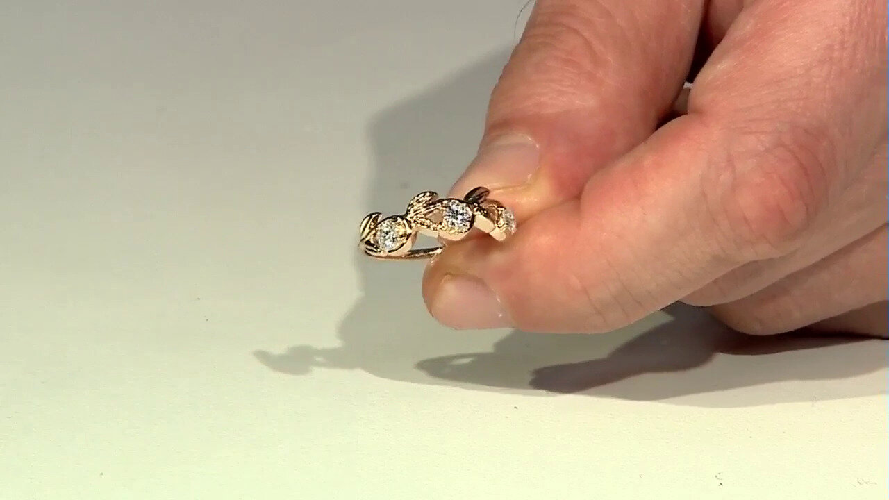 Video Anello in oro con Diamante I2 (H) (de Melo)