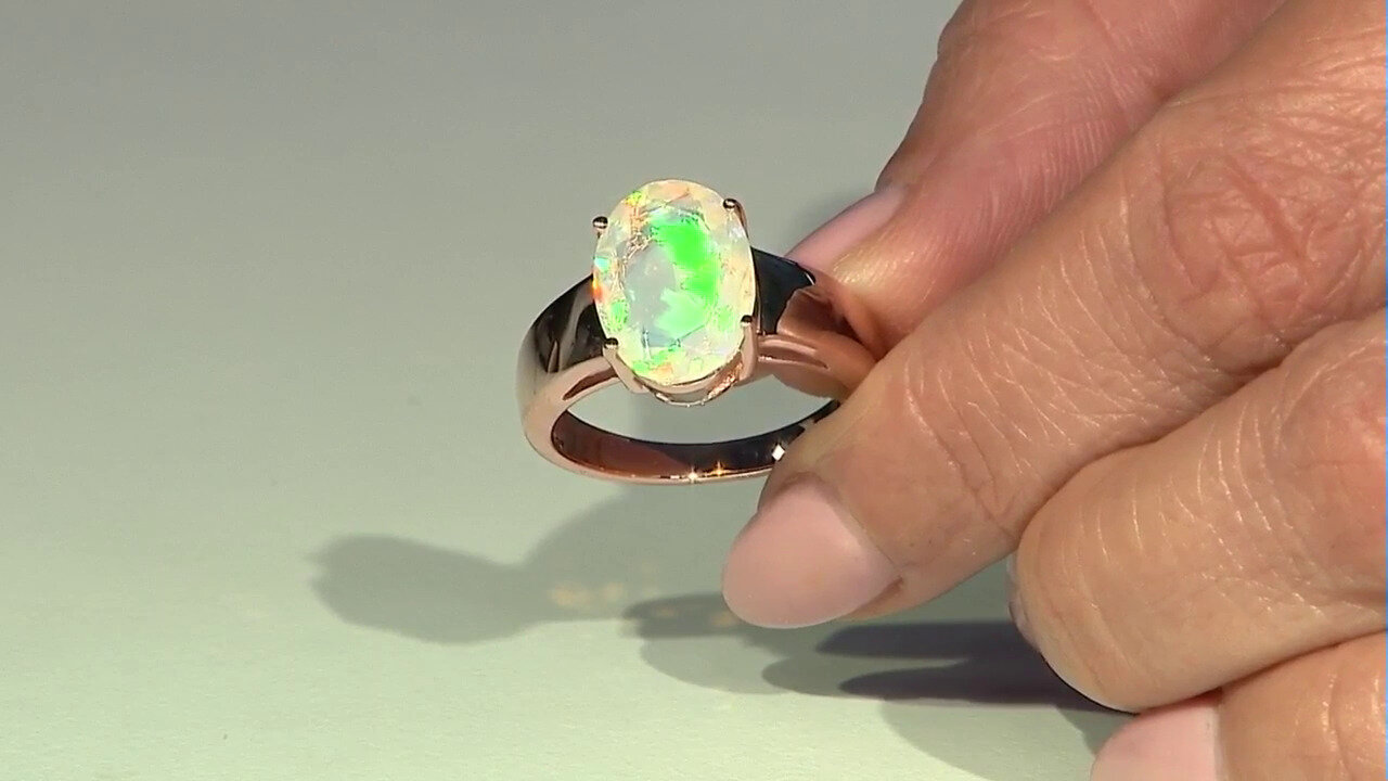 Video Welo Opal Silver Ring