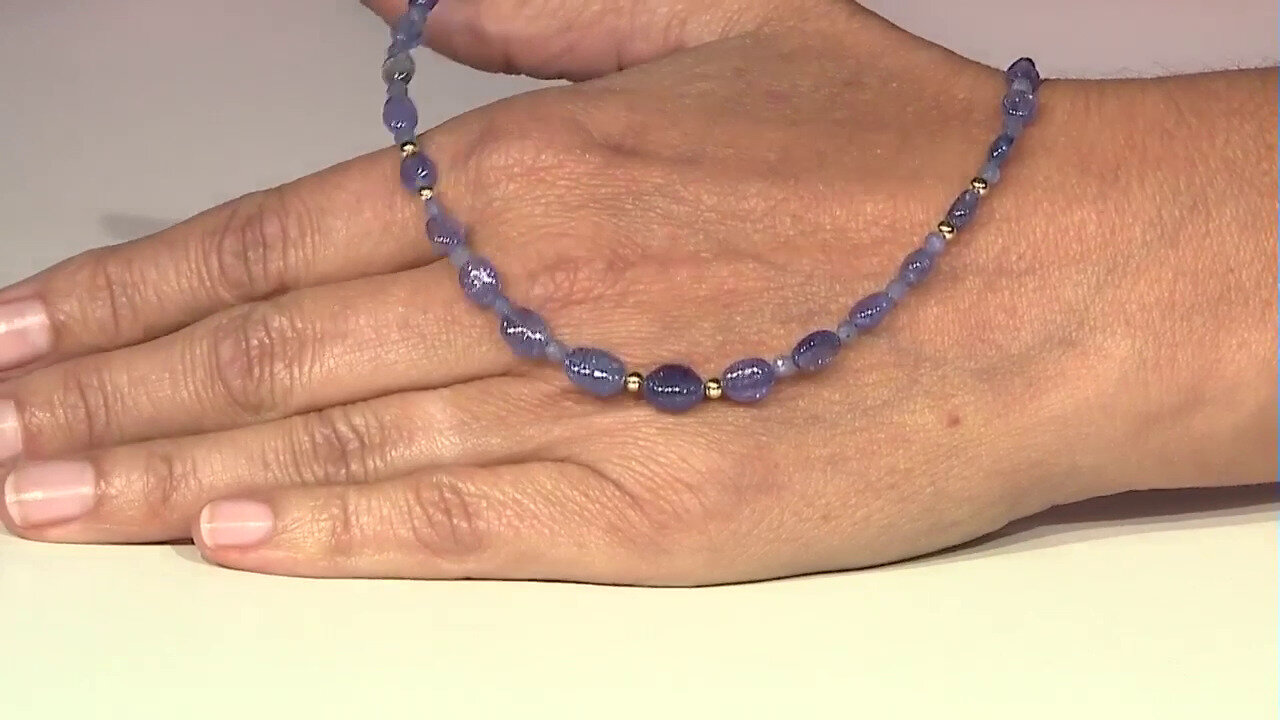 Video Tanzanite Silver Necklace