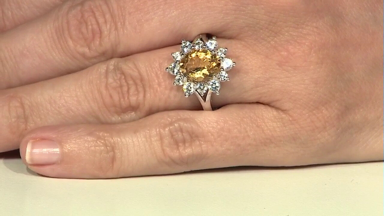 Video Citrine Silver Ring