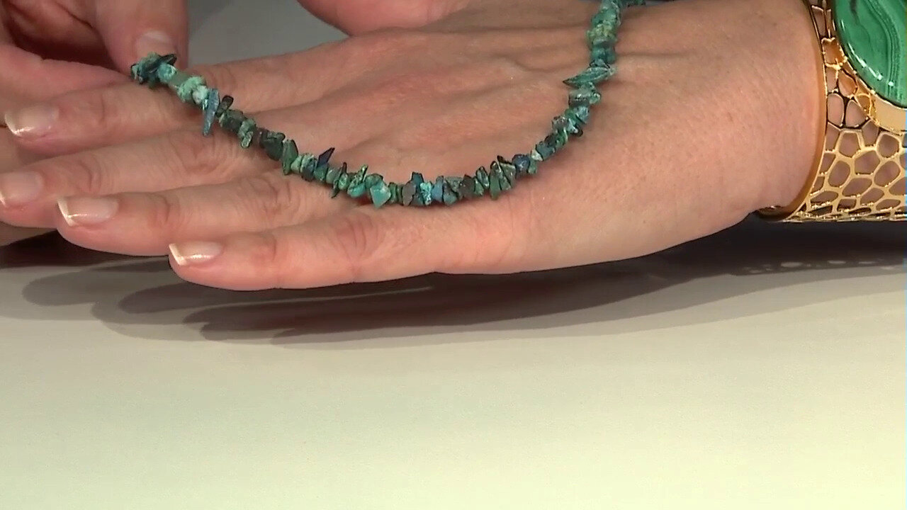 Video Brazalete en plata con Malaquita