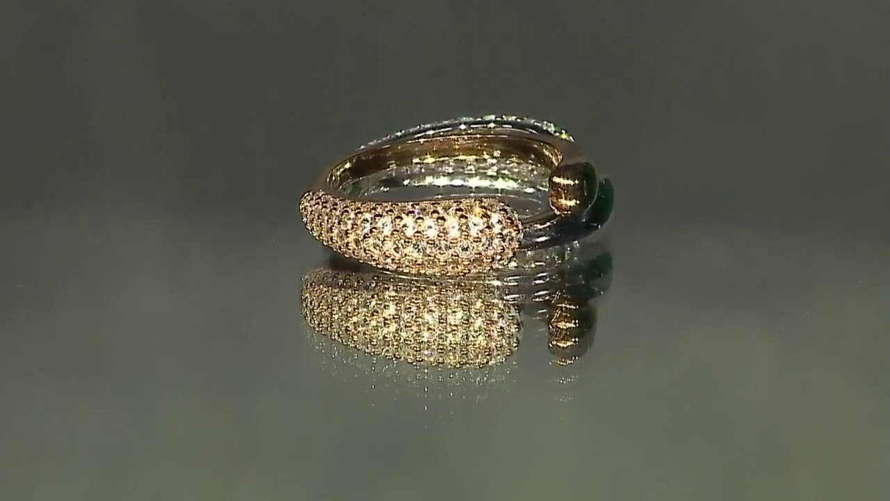 Video Zilveren ring met zirkonen