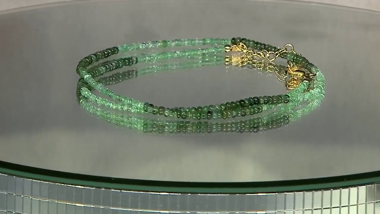 Video Zambian Emerald Silver Necklace