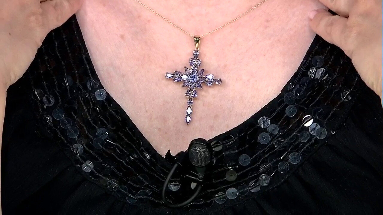 Video Tanzanite Silver Necklace