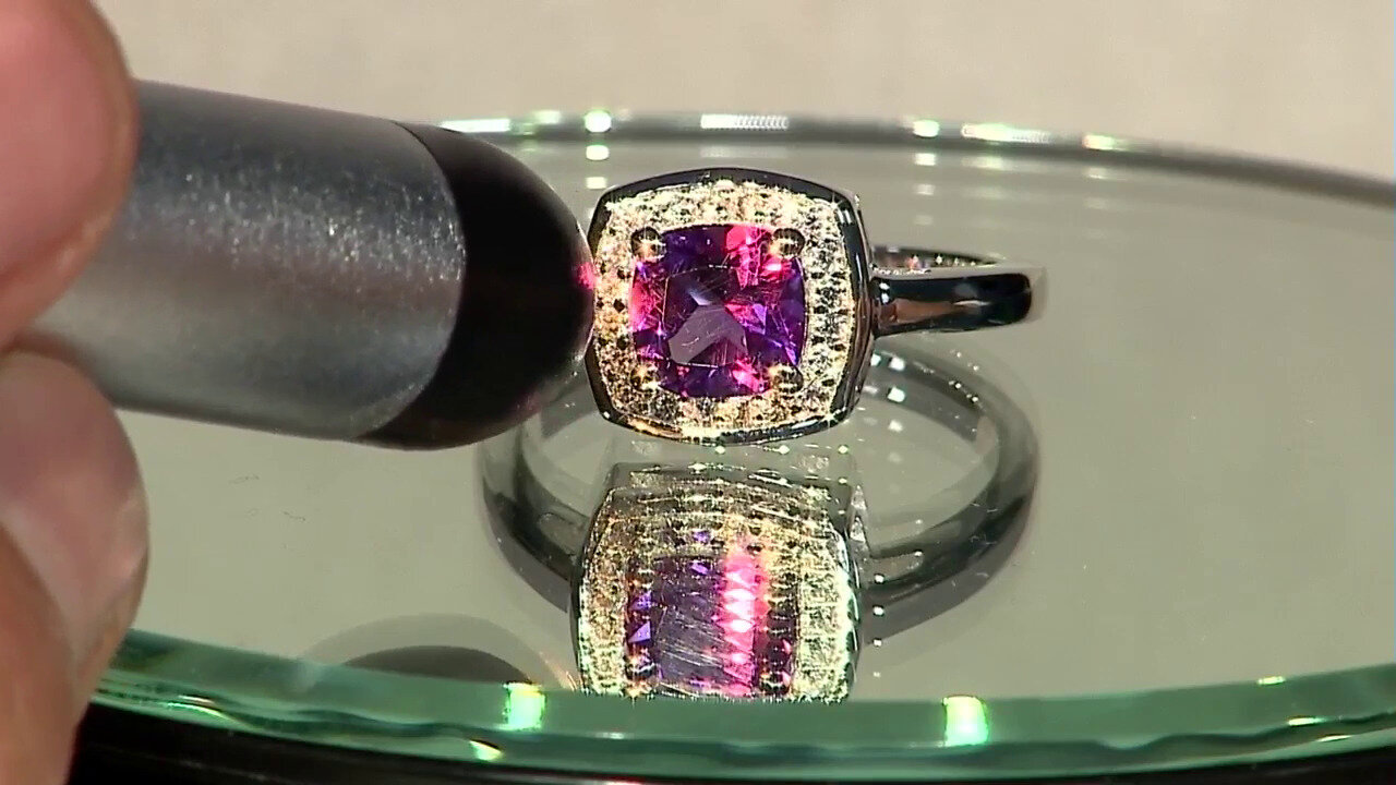 Video Sibirischer Amethyst-Silberring