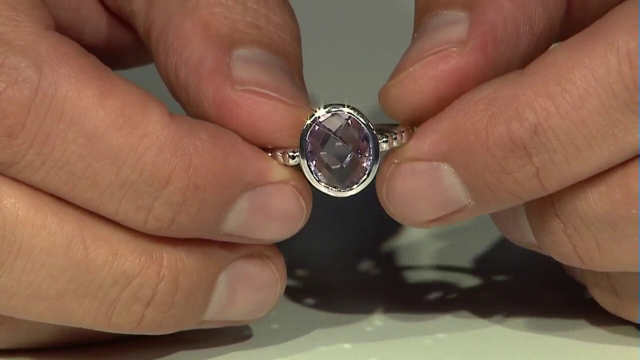 Video Lavendel-Amethyst-Silberring