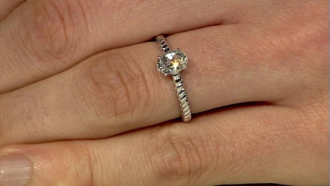 Video Mexikanischer Hyalith-Opal-Silberring