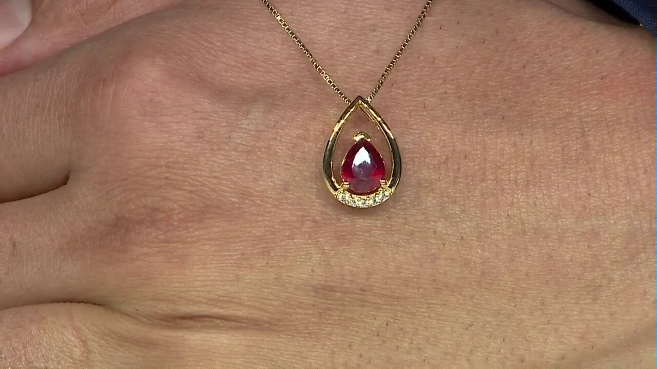 Video Madagascar Ruby Silver Pendant