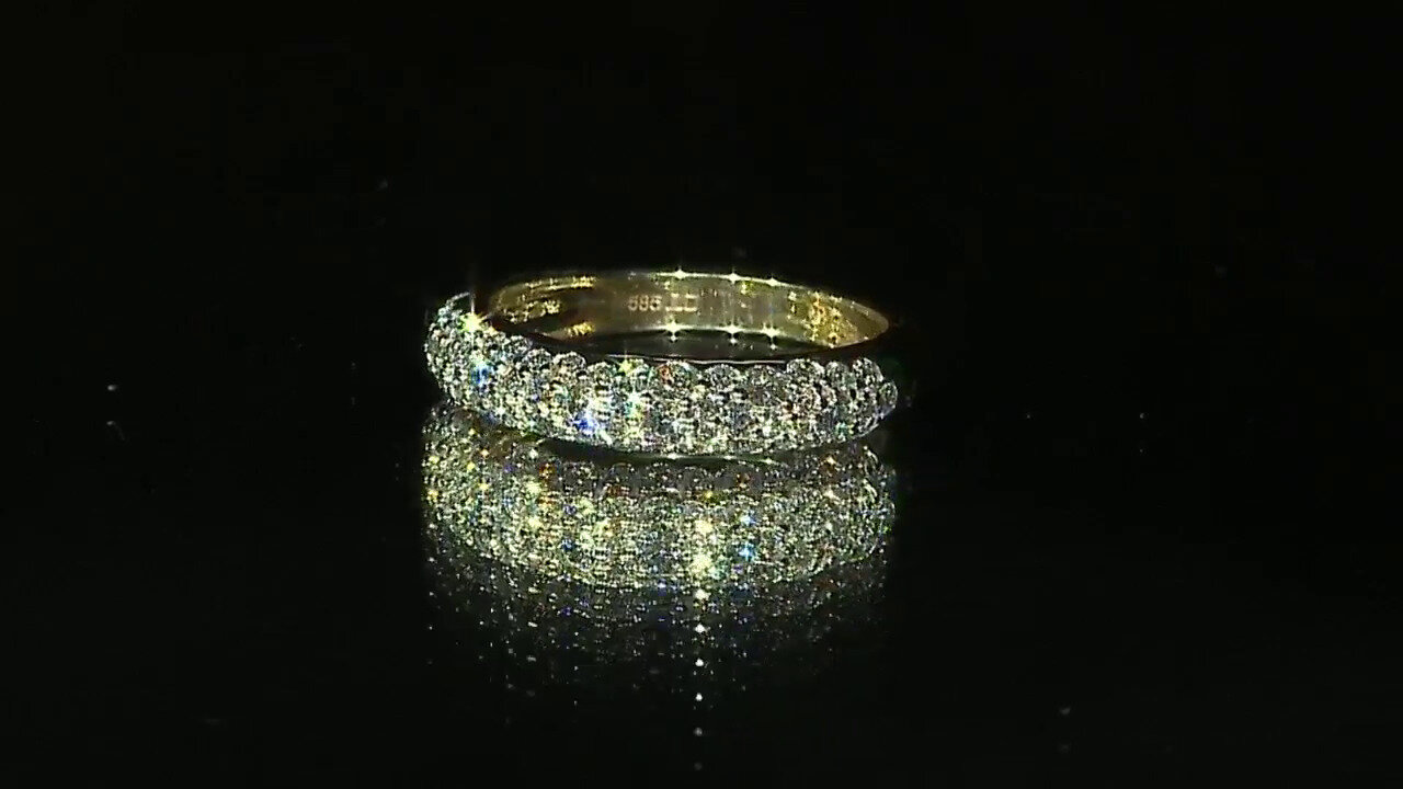 Video Anillo en oro con Diamante VVS1 (G) (Annette)