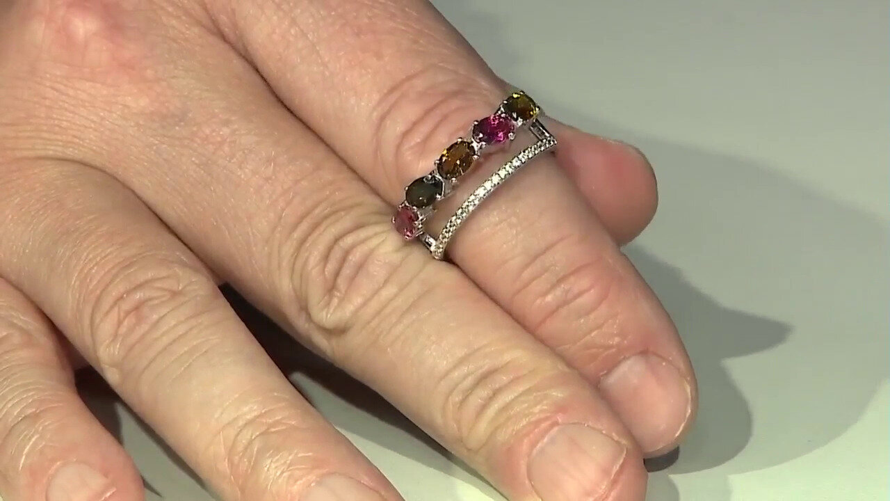 Video Bague en argent et Tourmaline